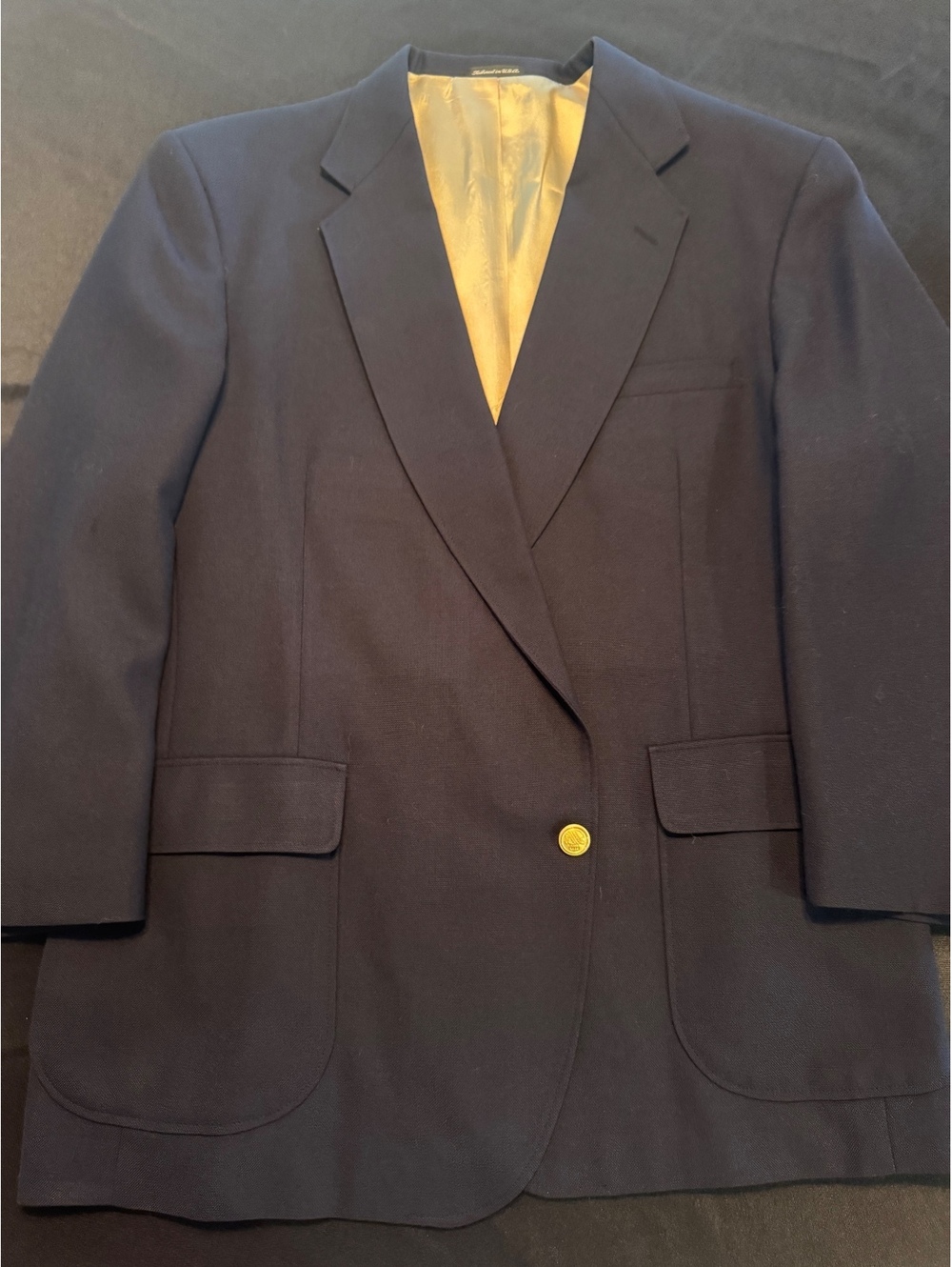 Vintage Johnny Bench MVP Collection Navy Blue Men's Blazer 48R